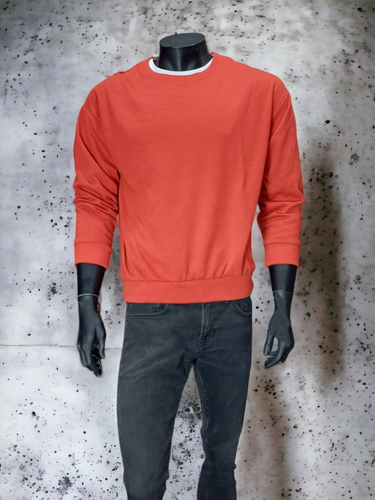 Sudadero Brick Terracota sin Capucha